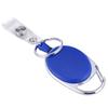 1pc Easy-To-Pull Name Id Card Badge Reel Holder For Nurse Student Retractable Badge Holder Exhibition Chest Office Card