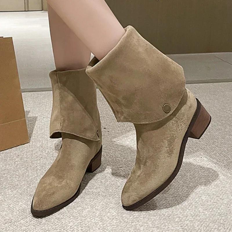 Fashion Winter New Comfortable PU Fabric Brand Designer Women Snow Boots 2024 Fashion Outdoor Leisure Shopping Women Fashion Boots