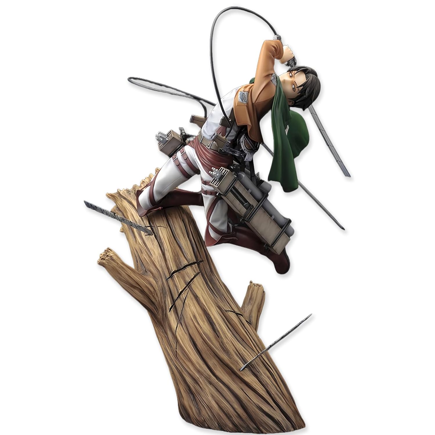 

Levi Ackerman Figure 28cm PVC Painted Finished Product Ornament Gift Merchandise Unofficial