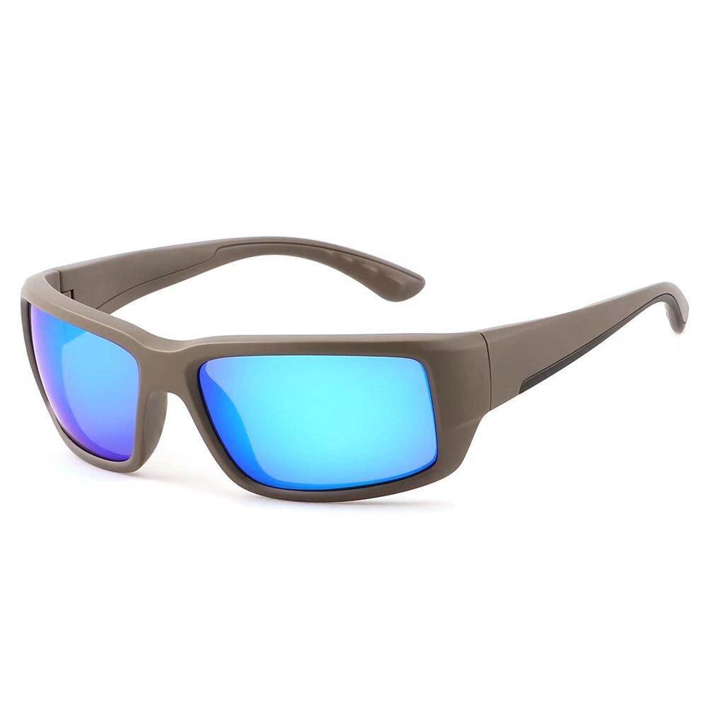 Men’s Colorful Sports Sunglasses, Windproof UV Protection Cycling Glasses for Driving, Outdoor Running Fishing Shades