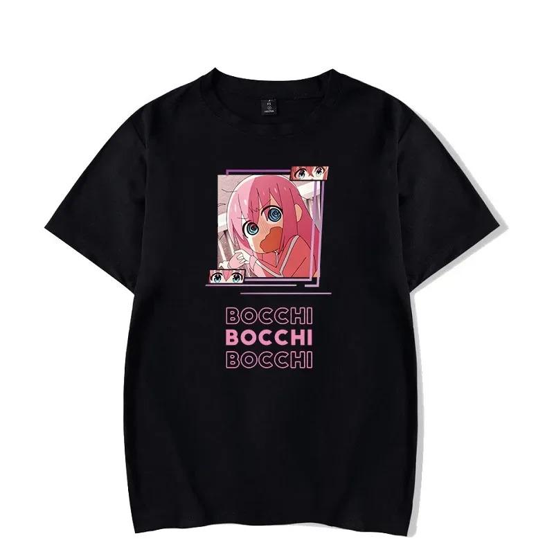 Comfortable Hip Hop Pattern Short Sleeve TShirt Classic Special Edition Bocchi the Rock Gotou Hitori Manga Anime TShirt