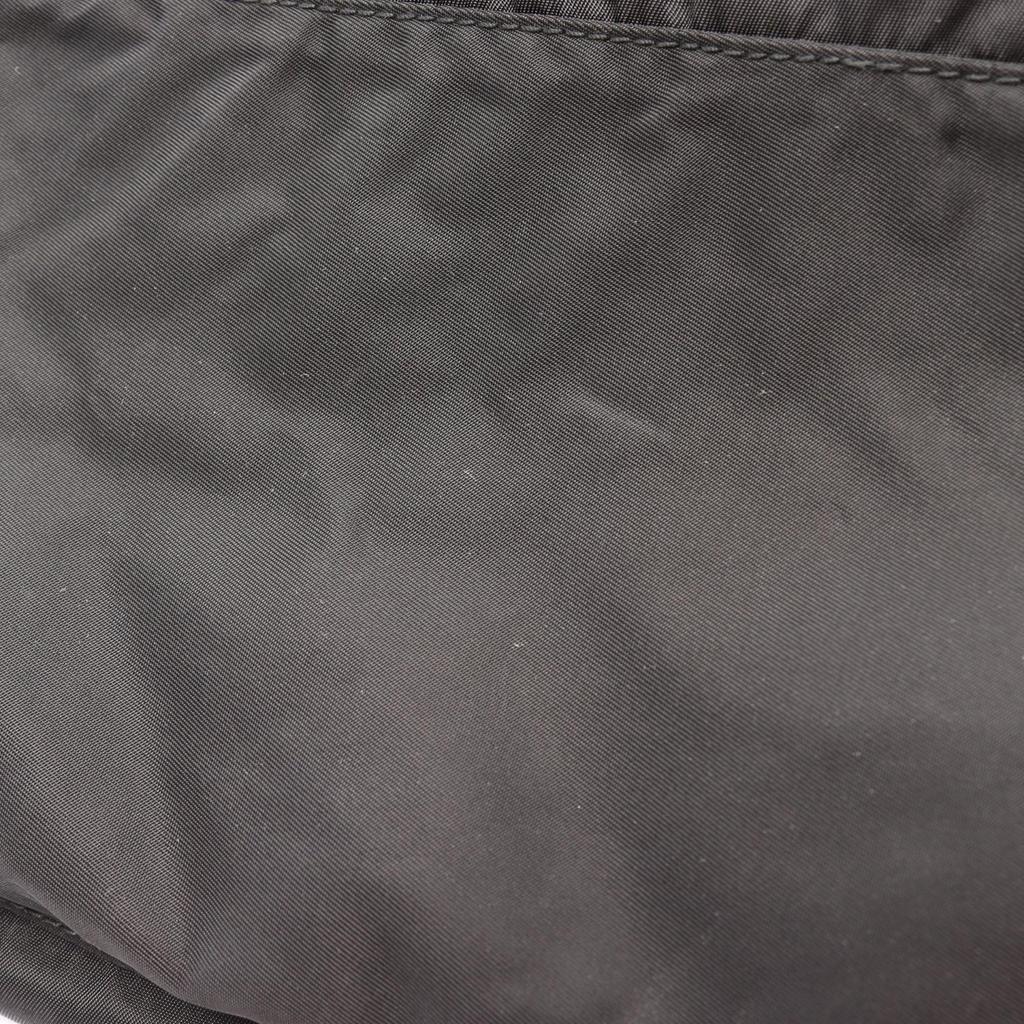 Used PRADA VELA Shoulder Bag BT1738 Nylon leather Black Used unisex