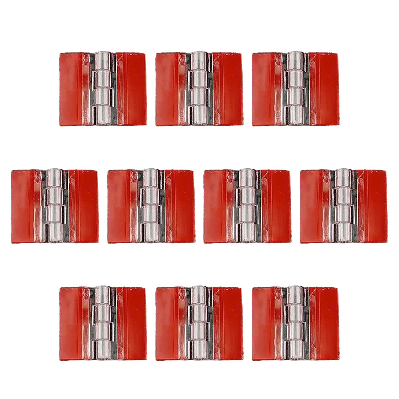 

10 шт. Прозрачные петли без сверления Акриловые дверные петли Гибкие складные петли Безопасные для детей петли Модернизация для дверей и окон A