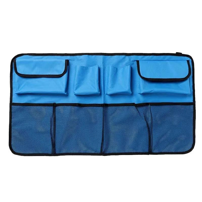 Universal Car Trunk Organizer Adjustable Backseat Storage Bag Net High Capacity Multi-use Oxford Automobile Seat Back Organizers