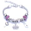 Süßes Haustier-Thema Tieranhänger Armband mit Zinklegierung Hummerverschluss Modeschmuck