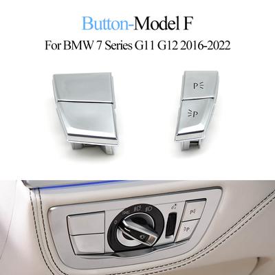 Car Dashboard Head Lamp Rotary Button Headlight Assembly Switch Cover For BMW 7 Series G11 G12 2016-2022 61319472978 61319493727