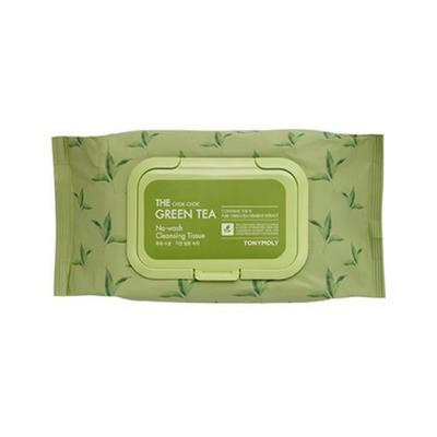 The Chok Chok Green Tea No-Wash Cleansing Wipes 100 Sheets, 1