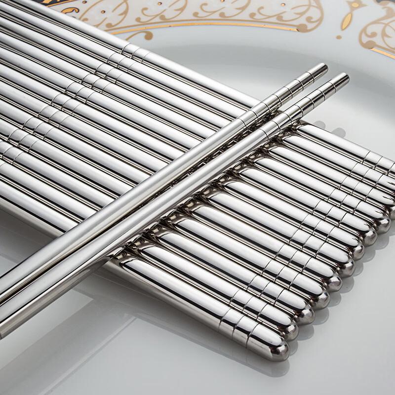 Shixun 304 Stainless Steel Hollow Chopsticks Set