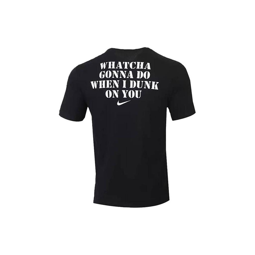 Nike T Shirts Men's Black Crew Neck Moderate Straight Fit DD9352-010