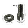 X AUTOHAUX M8 Brake Clutch Cable Line Adjuster Screw Adjuster Bolt with Slot for