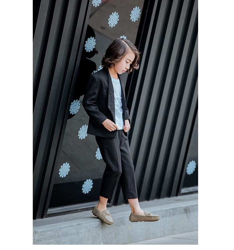 2023 Spring Kids' Bean Shoes: Girls' Casual & Boys' Fashion Student Footwear with Tendon Soles