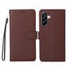 For Samsung Galaxy A36 5G Case RFID Blocking 3 Card Slots PU Leather Phone Cover with Wrist Strap