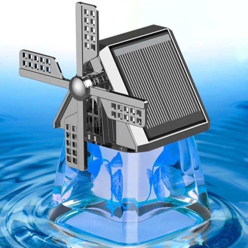 Car Dashboard Air Freshener Car Air Perfume Solar Aromatherapy Diffuser Windmill Design Interior Decoration