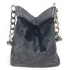 CHANEL Shoulder Bag Hand Bag Tote Bag Pony-Hair / Leather Black