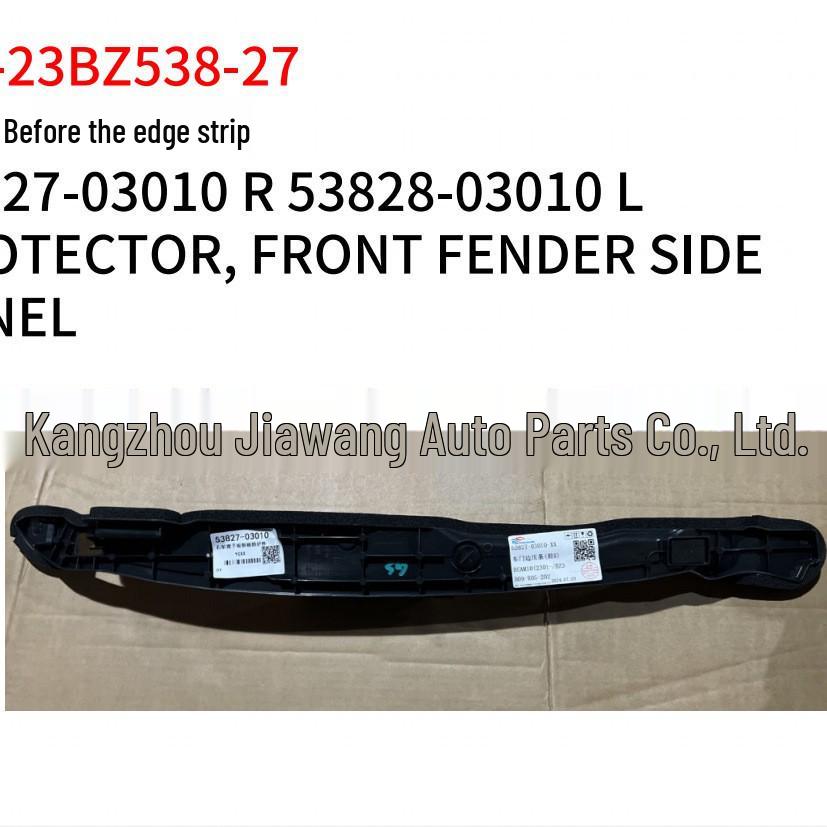 Toyota 2023 BZ3 Front Door Side Molding (Right: 53827-03010, Left: 53828-03010)