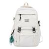 Women's Backpack School Bag Men Solid Color Backpack Travel Bag