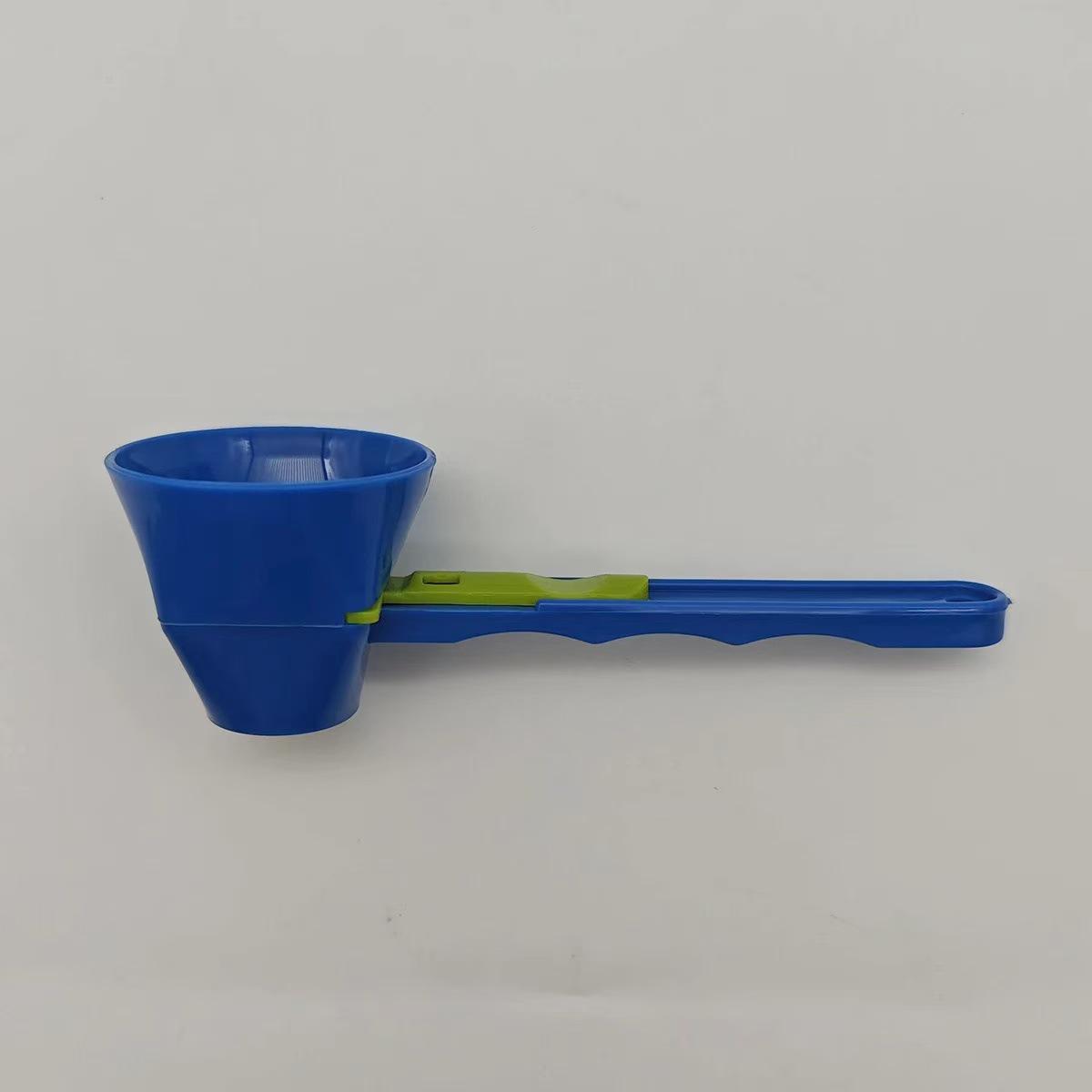 

Leakproof Long Handle Milk Powder Funnel with Sliding Mess-Free Measuring Ladle