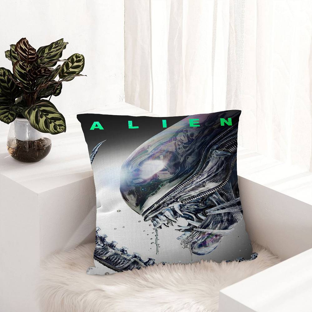 Classic Sci-Fi Alien Movie Office Cushion Pillowcase Car Cushion Cover45X45Cm Lumbar Pillowcase Sofa Pillowcover