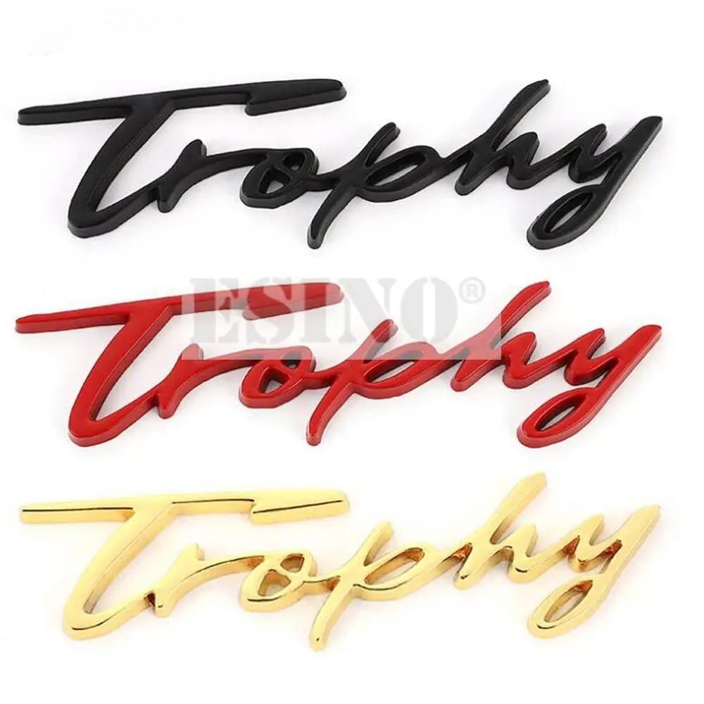 Car Styling Trophy Feder Rear Trunk Metal Chrome Zinc Alloy Emblem Badge Decal for Megane 2 3 4 RS Grandtourer GT MG6