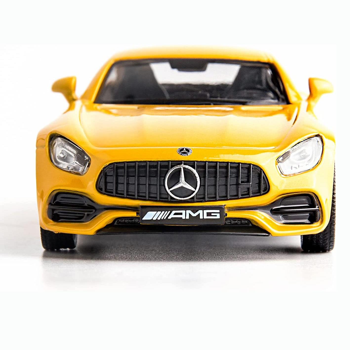 1/36 масштаб литья под давлением модель автомобиля из сплава Benz AMG GTS модель — фото 5