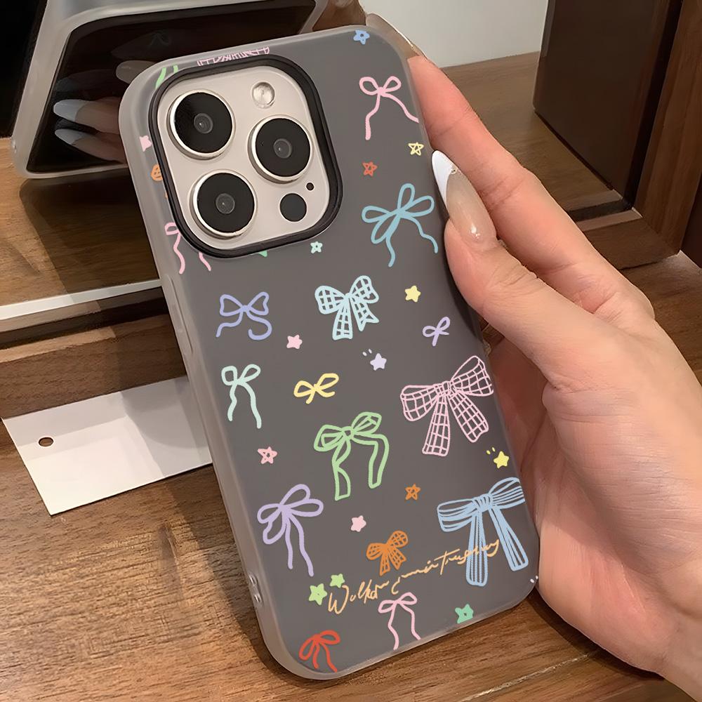 Malovaný kryt na telefon pro iPhone 15 11 13 14 pro 15 16 Pro Max 12 13 16 Pro Roztomilý Módní Vtipný Kryt na telefon se šňůrkou Nejnovější Doporučení Top prodeje