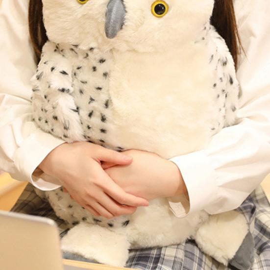 20/30/50cm Owl Plush Toy Simulation Soft Feather Fluffy Animal Doll Sofa Ornament
