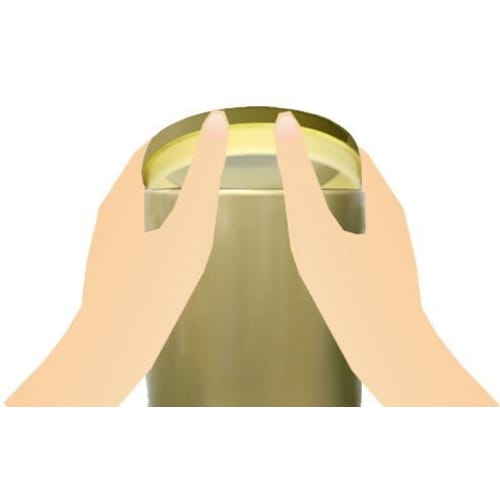 Made In Japan Coffee & Tea Canister, 200-250g, Moisture-Proof Ring Storage Can, Red