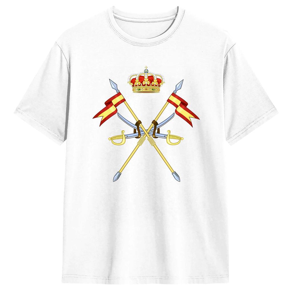 Spanish Army Cavalry Forces T Shirt Summer  100 Cotton T Shirts For Unisexs Hipster Print Tshirt ShortSleeved Y2K Retro Clothing
