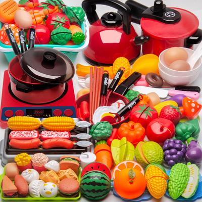 Children's Kitchen Toy Set Simulated Kitchen Cutting Music Simulated Fruit Cutting Cooking Toy Cooking Accessories Cooking Set
