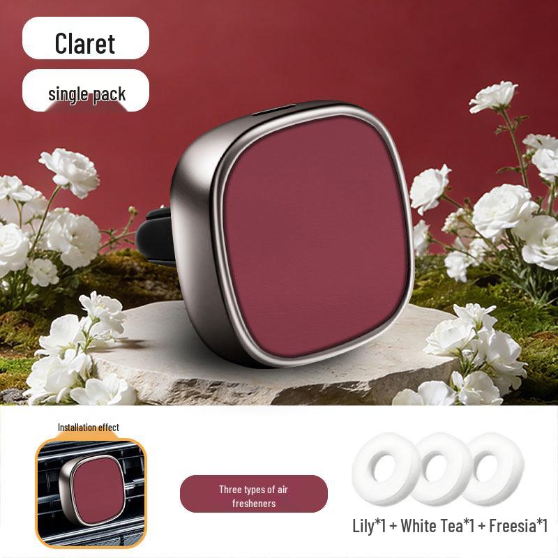 Car Vent Diffuser: Long-lasting Solid Scented Sheet with Light Fragrance for Vehicle Interior