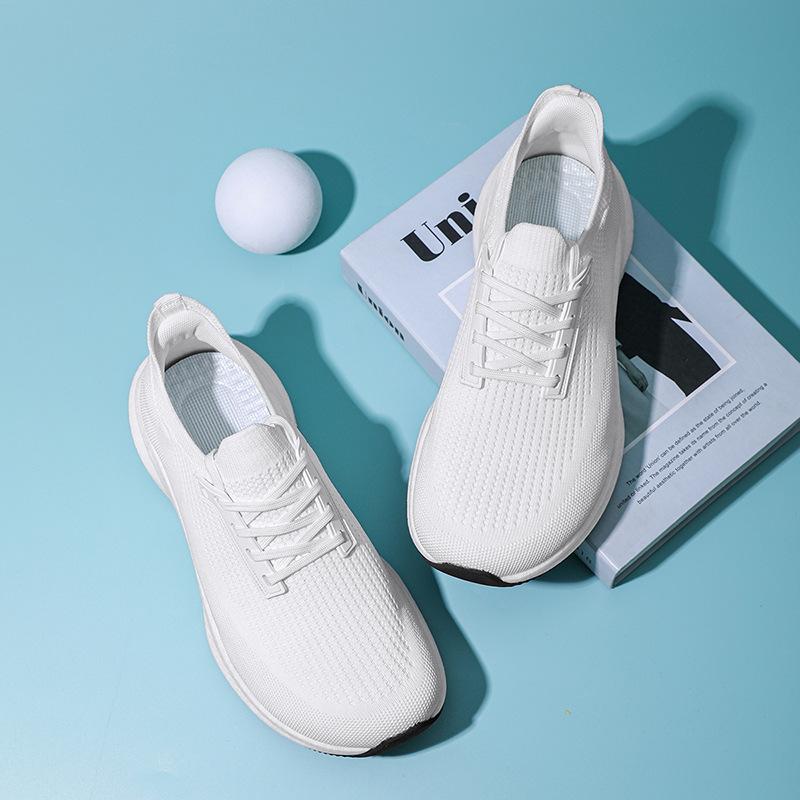 Men's shoes new summer breathable mesh shoes soft sole wear-resistant cushioning casual sports versatile carbon board running shoes