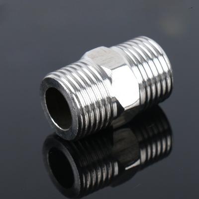 10 Stück Edelstahl Wasserrohrfittings, 1/2" bis 1/2" Durchmesser, Kein Strom erforderlich, für Heimdekorationszubehör