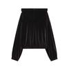 European & American Style Hooded Velvet Coat and Wide-Leg Pants - Autumn Collection