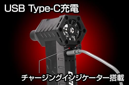 GENTOS HYT-SL 120,000 rpm, 60 m/s USB Rechargeable Hayate Air Blower for Car Washes, Electric Air Duster, Mini Jet Blower