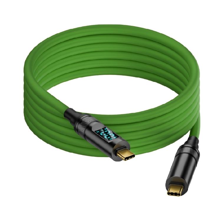 Fast PD100W Charging & Data Transfer Cable with Double USB C Port and 8K Video Transmission Efficient