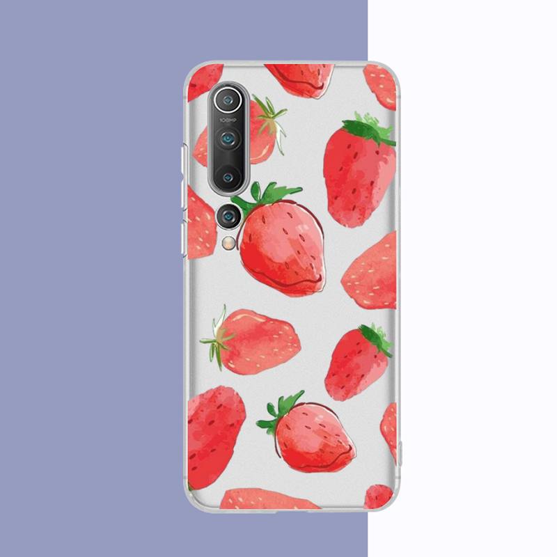 Pfirsich Erdbeere Handyhülle Für Redmi Note 5 7 8 9 10 A K20 pro max lite für Xiaomi 10pro 10T