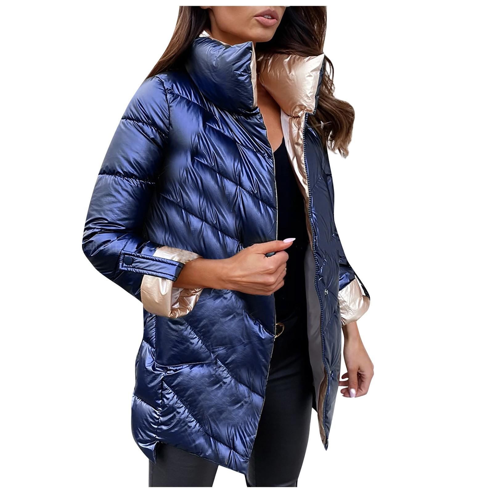 

Женский однотонный глянцевый эластичный кардиган с рукавами-молниями, хлопок XXL синий