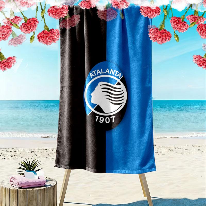 Atalanta Fan Vibe Print Beach Towel, Large Soft Quick Dry Towel for Beach Camping Swimming