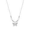 Elegant Chinese Butterfly Pearl Pendant Necklace - Summer Luxury for Women