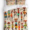 Africa Silhouette Elephant Giraffe Duvet Cover 3pcs Bedding Set Home Textile Quilt Cover Pillowcases Room Bedding Set No Sheet