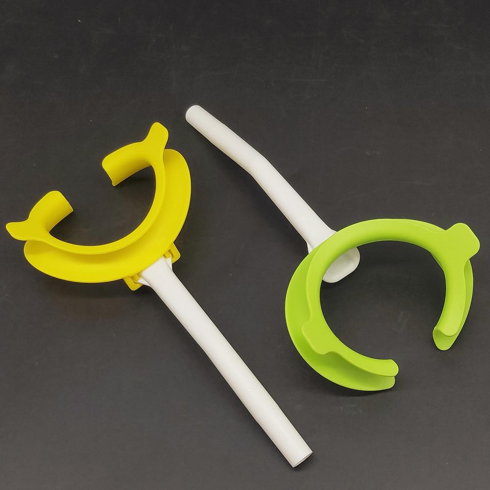 3D Dental Mouth Opener Lip Cheek Retractor With Strong Suction Tubes Duckbill Evacuation Suction Tube Autocalve 134°C 11mm Dia