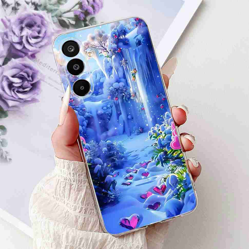 For Samsung Galaxy M16 5G Case Colorful Flower Butterfly Soft Silicone TPU Cover For Samsung m16 M16 5G 6.7" Phone Shell Bumper