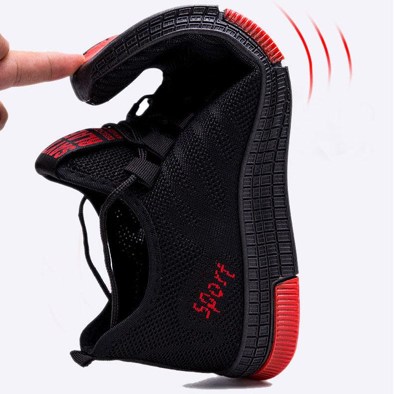 Scarpe Sportive da Uomo Primavera Autunno Taglia Grande Colore Unico Leggere Suola Morbida Piatte Sneakers Traspiranti