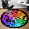 One Piece Office Round Area Rug, Indoor Mat Suitable For Office,Bedroom Living Room Home Decor, Room Deco A0908144