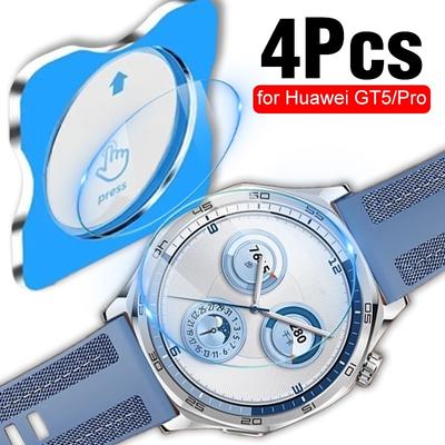 1-4Pcs Tempered Glass For Huawei Watch GT5 Pro 42mm 46mm Premium Screen Protector For Huawei GT5 Smartwatch