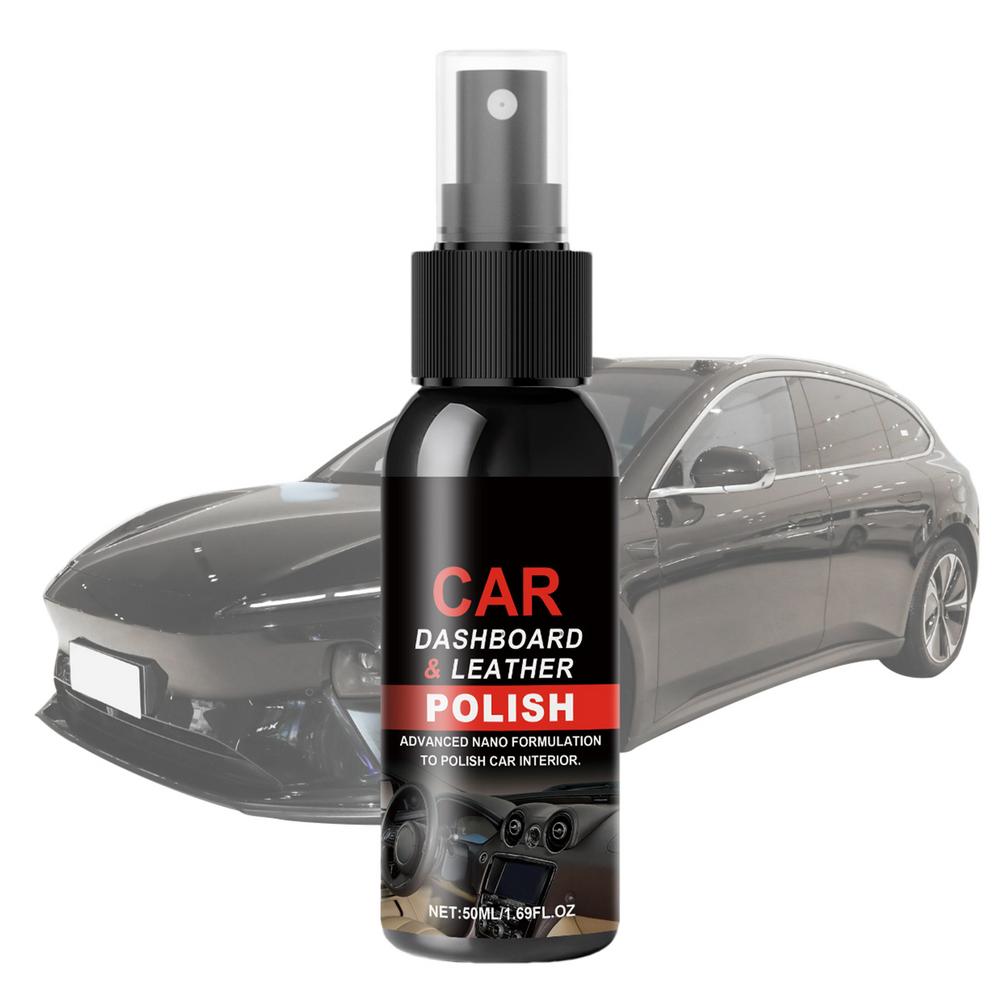 Car Leather Cleaner Auto Leather Polishing Agent 50ml Leather Couch Polishing Refurbishing Agent Leather Seat Cleaner
