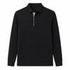 Limid Men Texture Colorblock Button Collar Polo Shirt Dmg Jua Q4311367