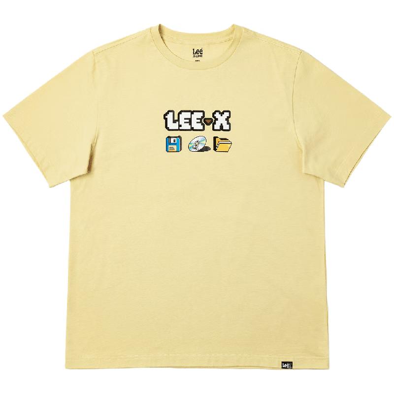 Lee 25th Anniversary Comfort Fit Logo Print Unisex T-Shirt M
