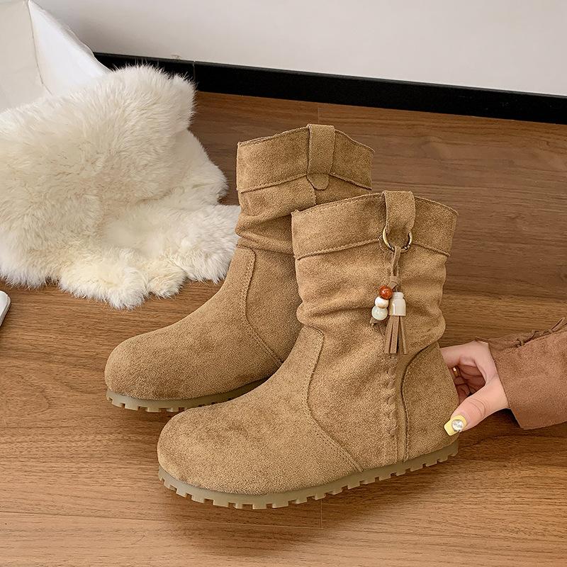 

Korean version of atmosphere belt buckle Martin boots women s 2025 autumn new design short boken boots 40