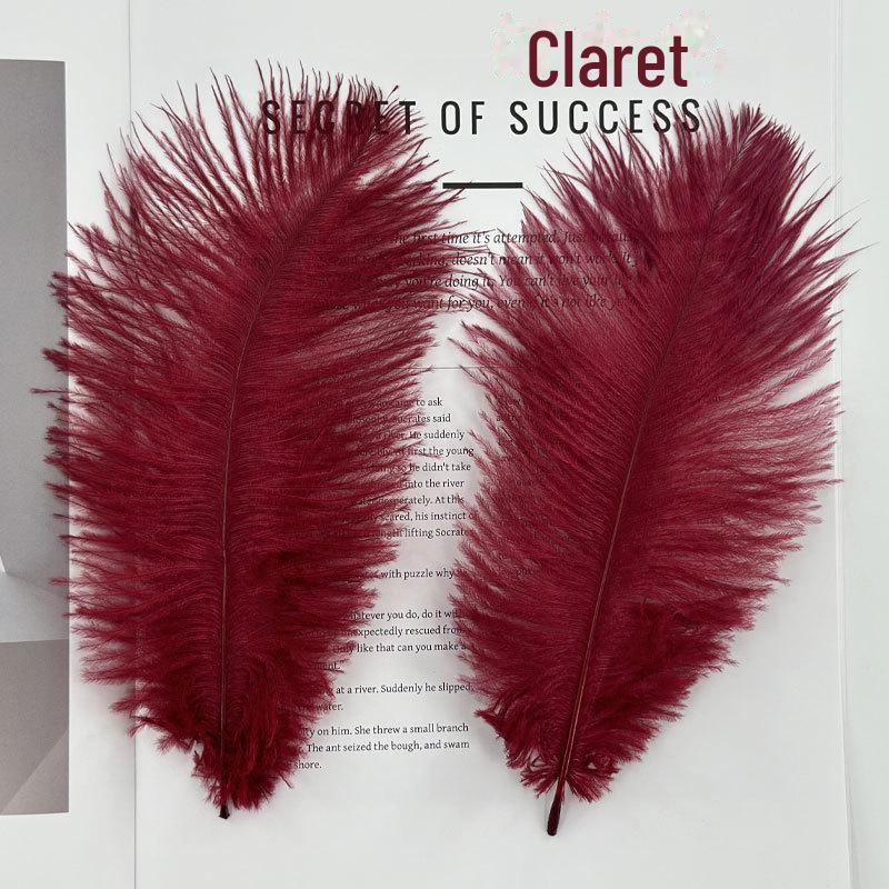 Barevné zavírače na dorty z pštrosího peří a příslušenství